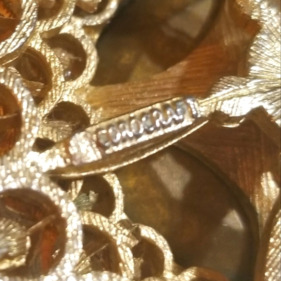 COROCRAFT 1960s Wildflower Line Brooch - Picture 5 of 8